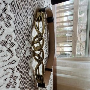 CHICOS BROWN LEATHER BELT